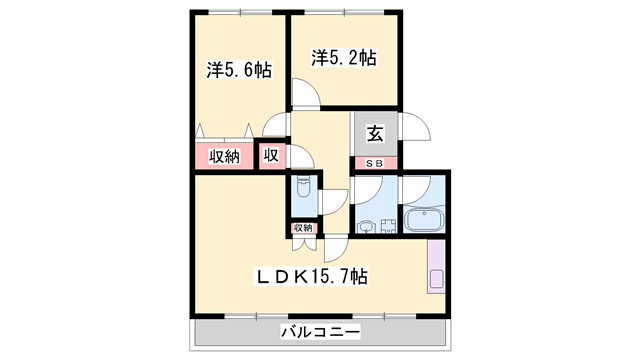 物件間取画像