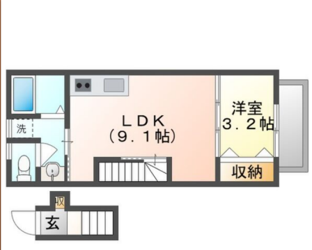 物件間取画像