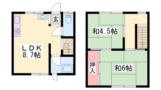 物件間取画像