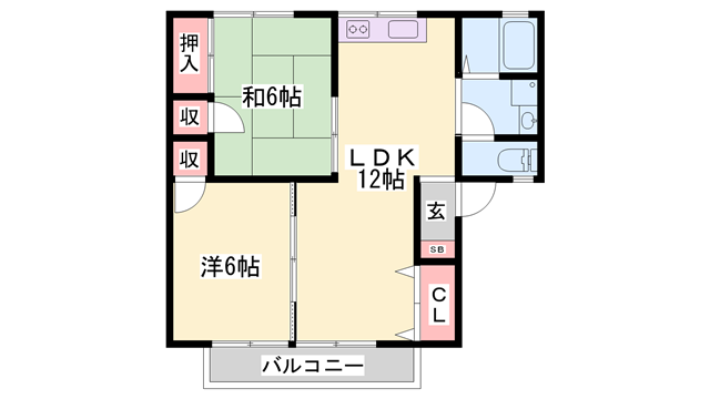 物件間取画像