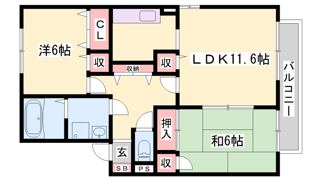 物件間取画像