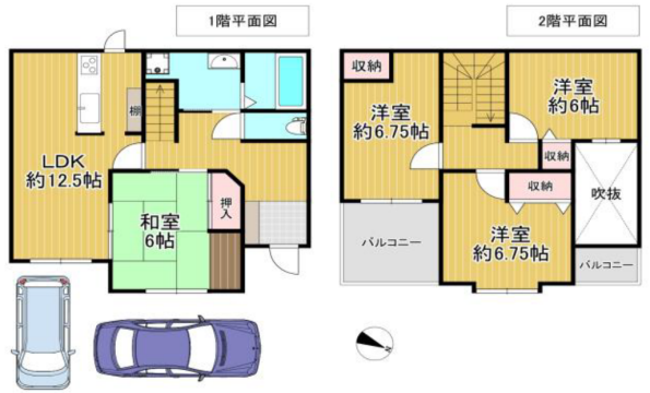 物件間取画像