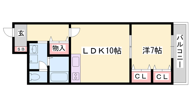 物件間取画像