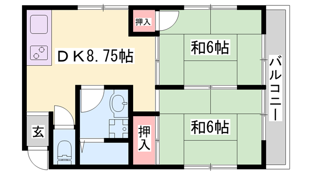 物件間取画像