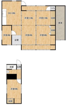 相生市野瀬戸建の物件間取画像