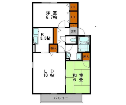 物件間取画像