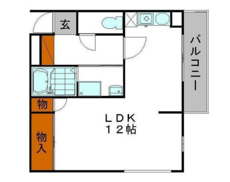 物件間取画像