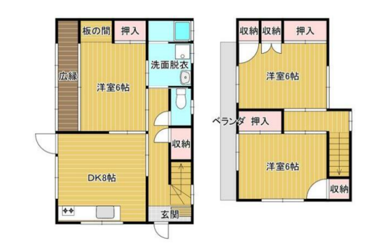 物件間取画像