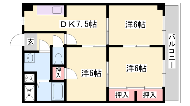 物件間取画像