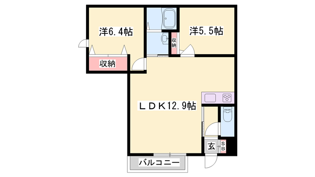 物件間取画像