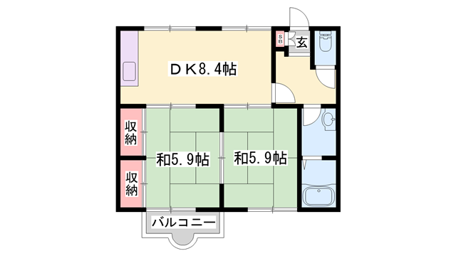 物件間取画像