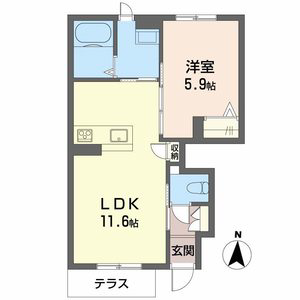 物件間取画像