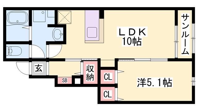 物件間取画像