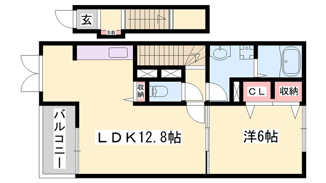 物件間取画像