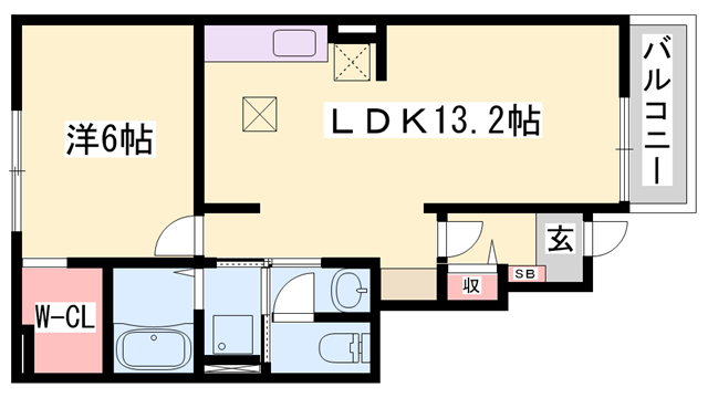 物件間取画像
