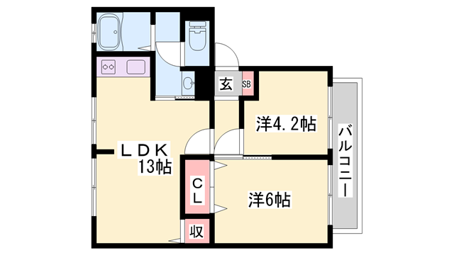 物件間取画像