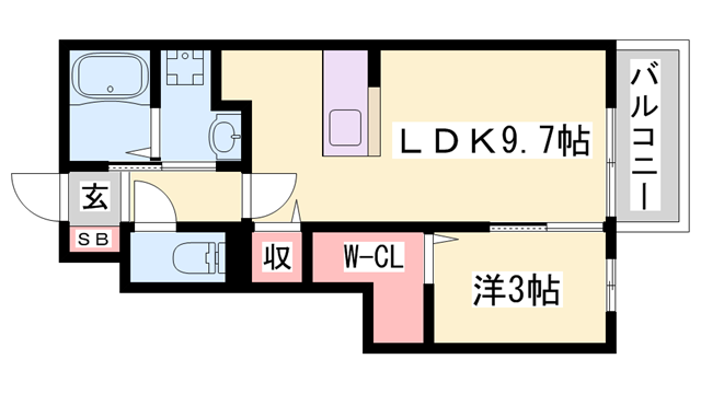 物件間取画像
