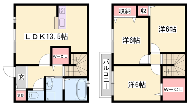 物件間取画像