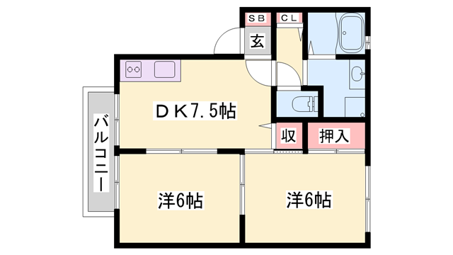 物件間取画像