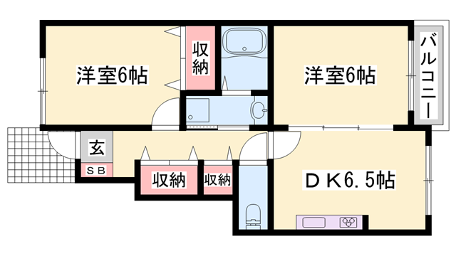 物件間取画像