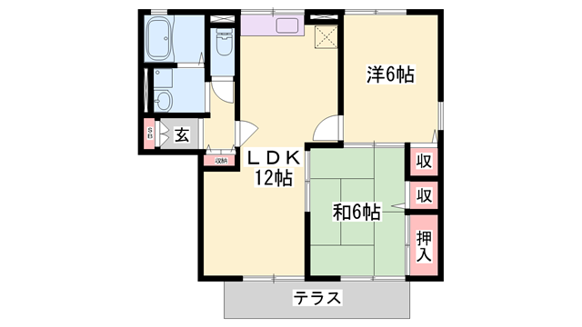物件間取画像