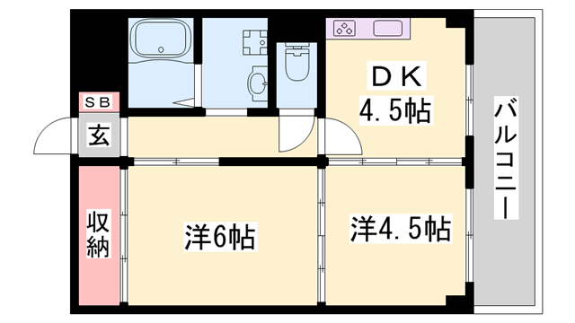 物件間取画像