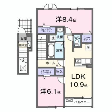 物件間取画像