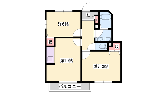 物件間取画像