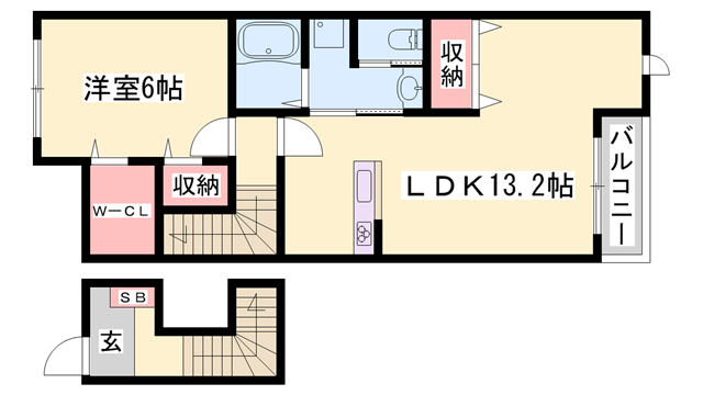 物件間取画像