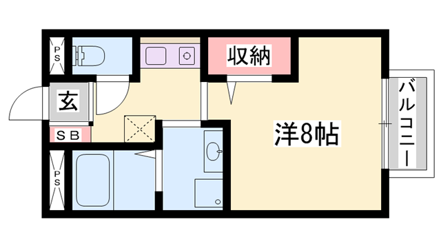 グランドソレイユ　B棟の物件間取画像