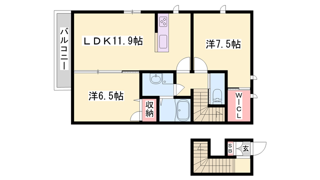 物件間取画像