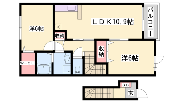 物件間取画像