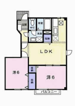 物件間取画像