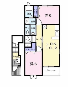 物件間取画像