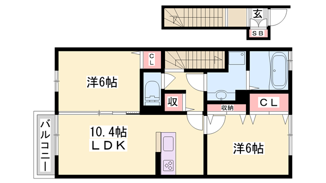 物件間取画像