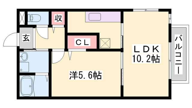 物件間取画像