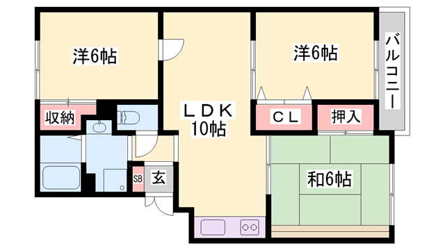 物件間取画像
