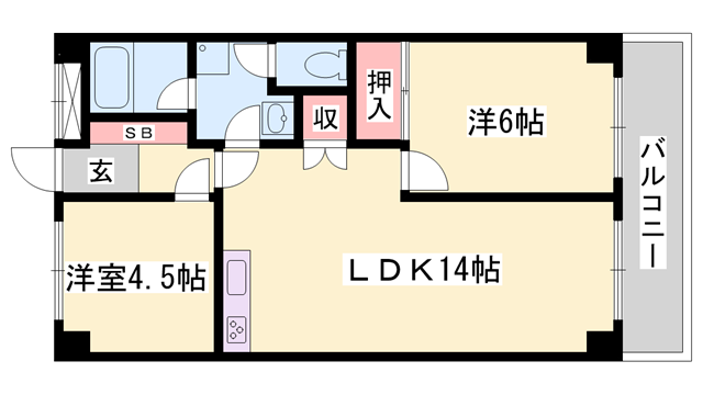 物件間取画像