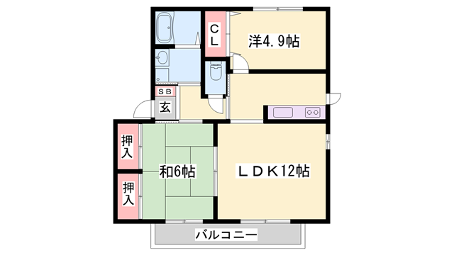 物件間取画像