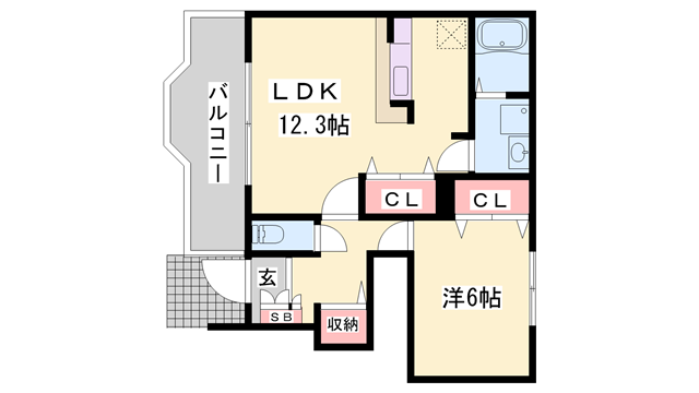 物件間取画像