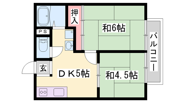 物件間取画像