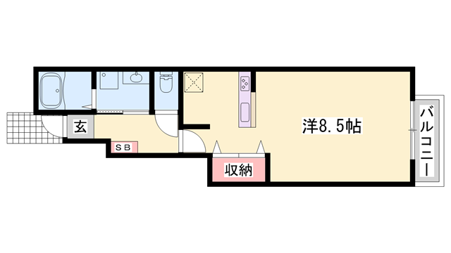物件間取画像