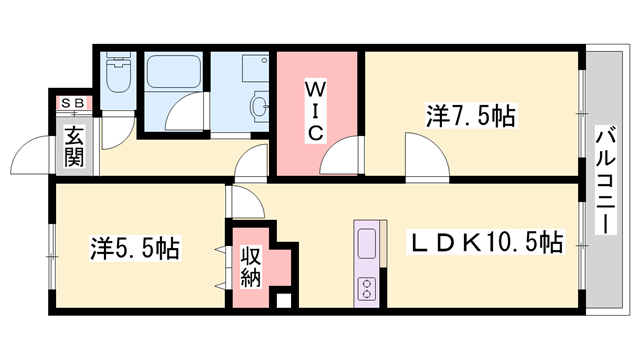 物件間取画像