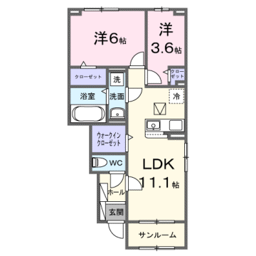 物件間取画像