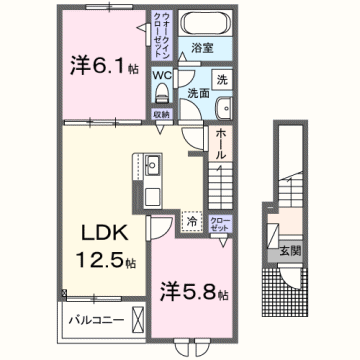 物件間取画像