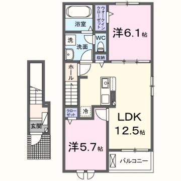 物件間取画像