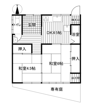 物件間取画像