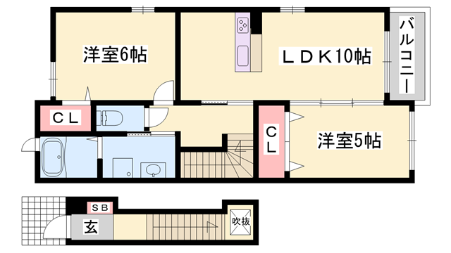 物件間取画像