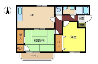物件間取画像