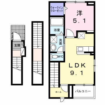 物件間取画像